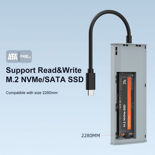 HDD Rack MAIWO USB(C)-NVME/SATA HDMI/PD/USB  KH1001 slika 3