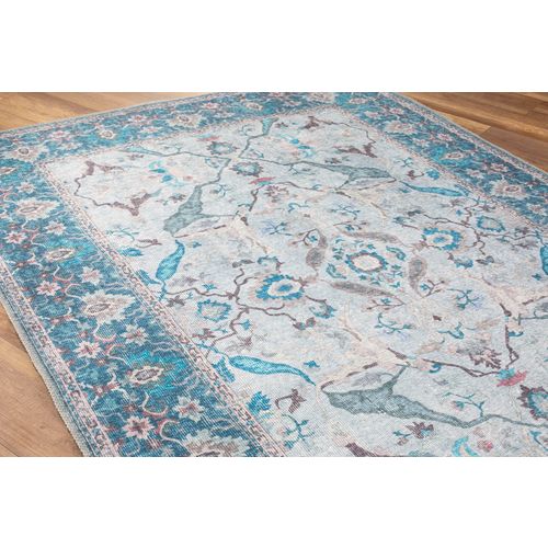 Dorian Chenille - Blue AL 333 Multicolor Hall Carpet (75 x 150) slika 5