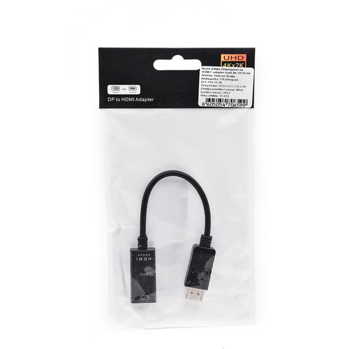 Displayport na HDMI F adapter kabl 4K DP2H-04 slika 2
