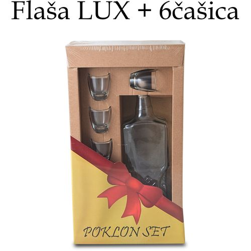 Poklon set flaša Lux + 6 čašica 630502 slika 1