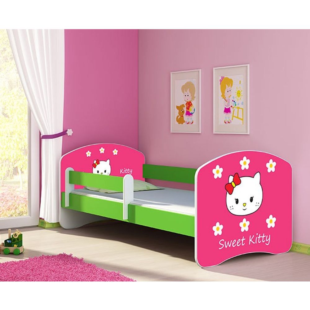ACMA Dječiji krevet Acma II Green - 180x80cm - Dezen 16 slika 1