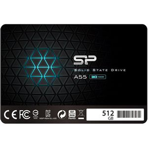 SILICON POWER Ace A55 512GB SSD, 2.5'' 7mm, SATA 6Gb/s, Read/Write: 560 / 530 MB/s