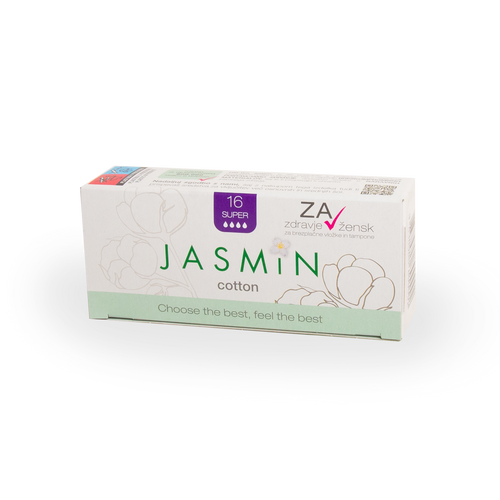 Pamučni higijenski tampon Jasmin Nature super 16 kom slika 1