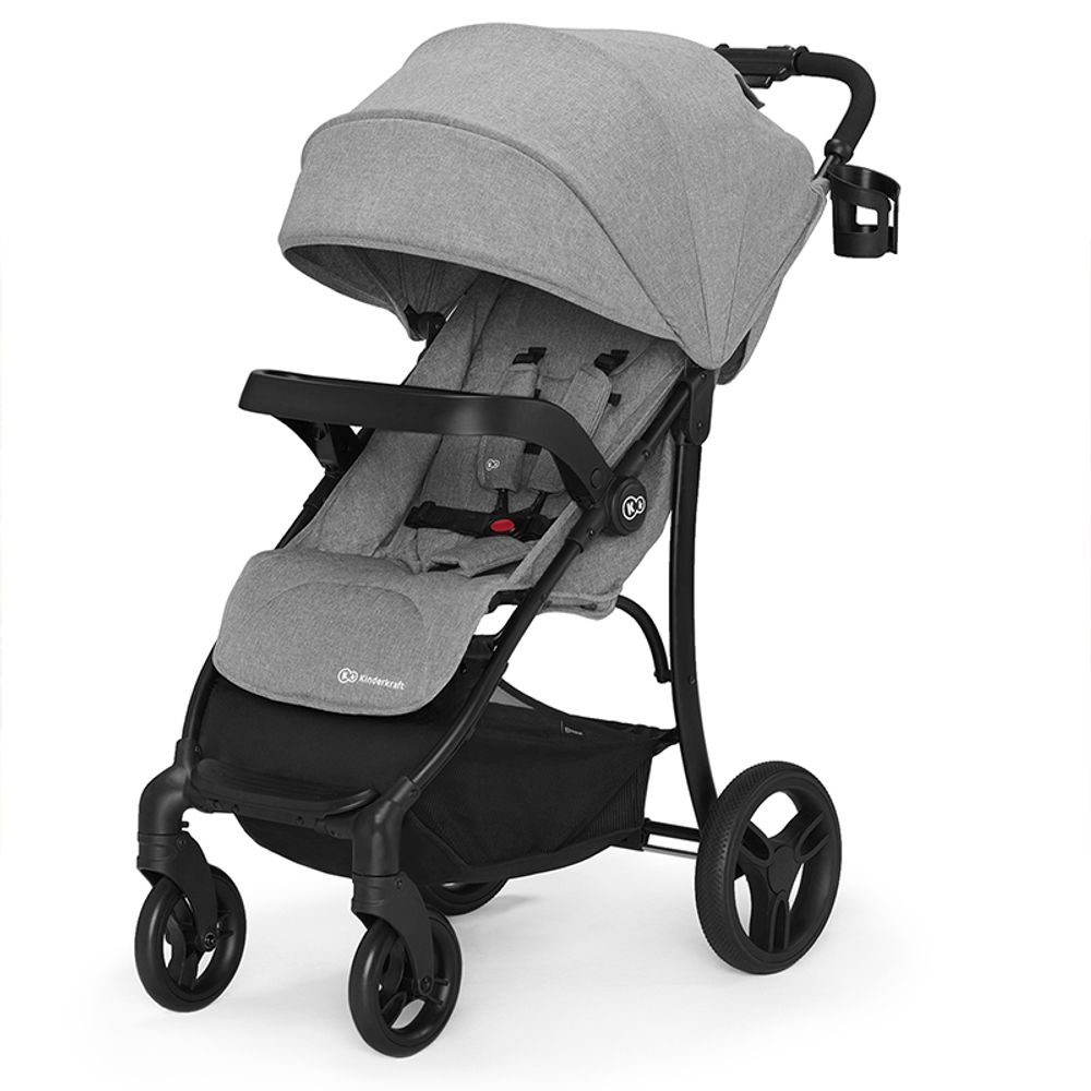 Kinderkraft sportska kolica Cruiser, siva slika 1