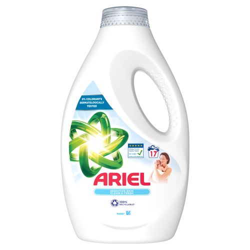 Ariel Sensitive Skin Deterdžent 850ml 17 pranja slika 1