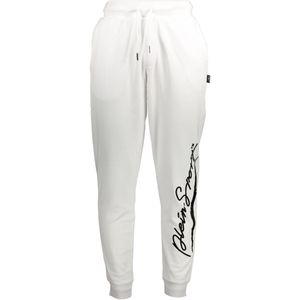 PLEIN SPORT MEN'S WHITE TROUSERS