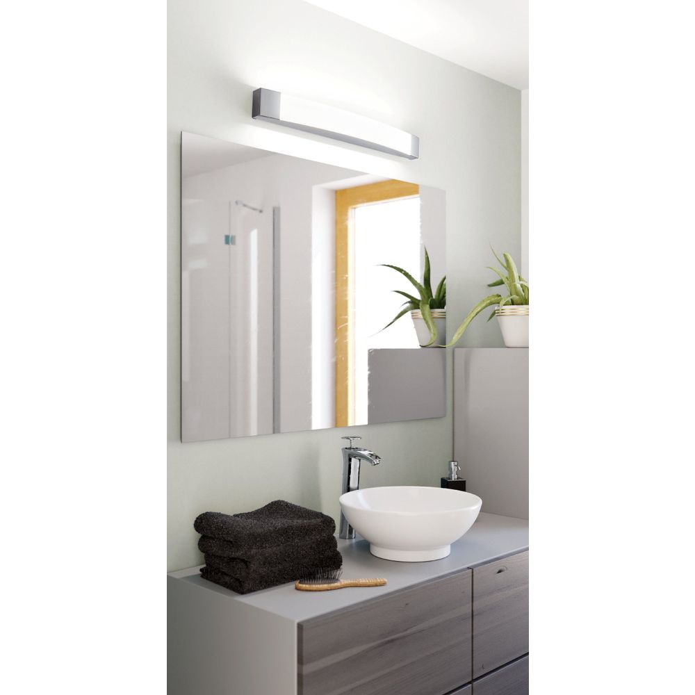 Eglo Siderno zidna/1, led, 16w, 1700lm, ip44, krom/bijela  slika 2