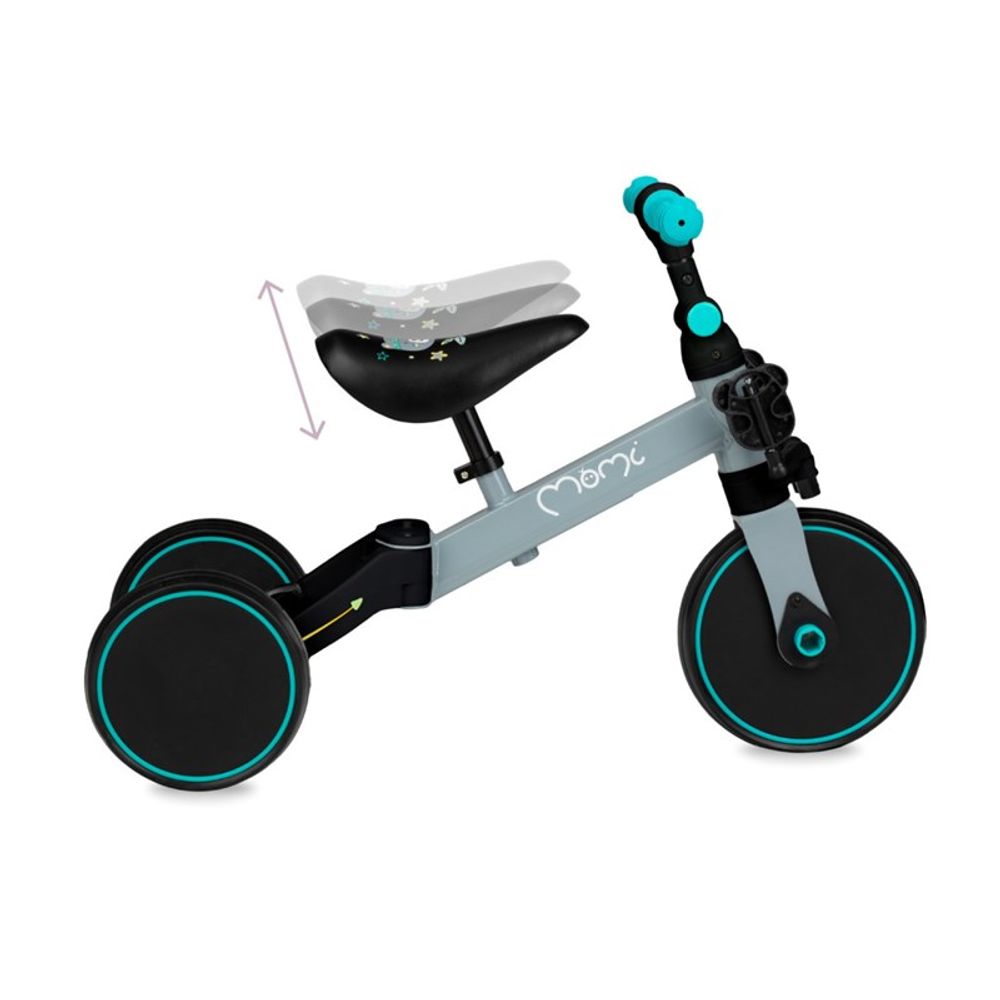 Momi Loris Bicikl 4U1, Grey-Turquoise slika 11