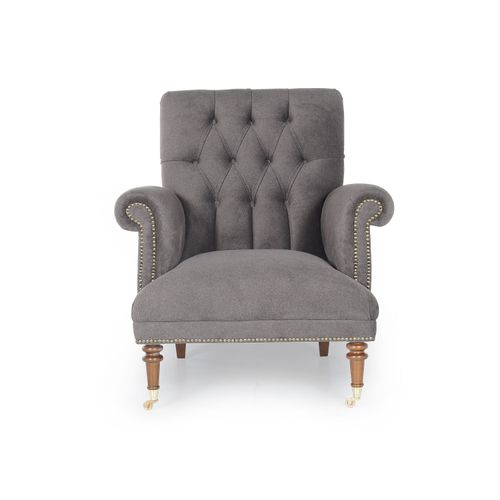 London Grey Wing Chair slika 2