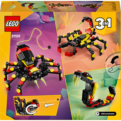 LEGO® CREATOR 31159 Divlje životinje: opaki pauk slika 6