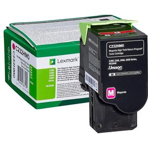 TONER LEXMARK C232HM0 MAGENTA 2.3K