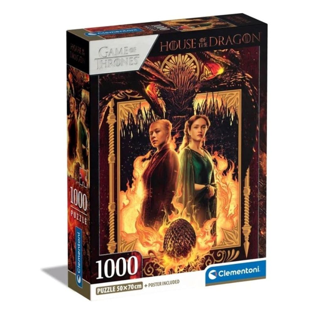 Clementoni CL39903 Puzzle Kuća Zmaja 1, 1000kom slika 1
