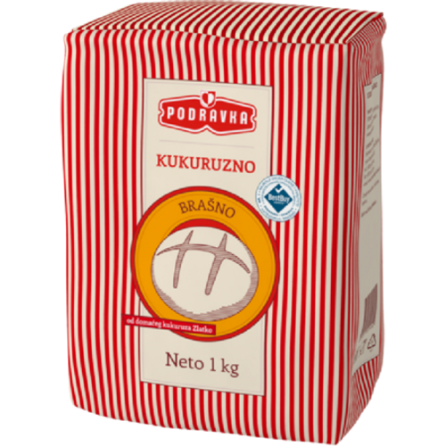 PODRAVKA Kukuruzno brašno 1/1 kg slika 1