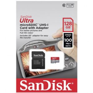 SanDisk 128GB Ultra Micro SDXC UHS-I CL10 A1 100MB/sec