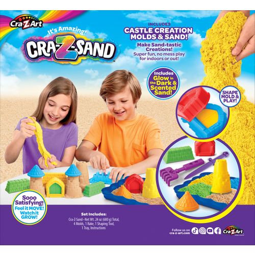 CRAZART set kinetički pijesak Dvorac Cra-Z-Sand  680 g 19667 slika 5