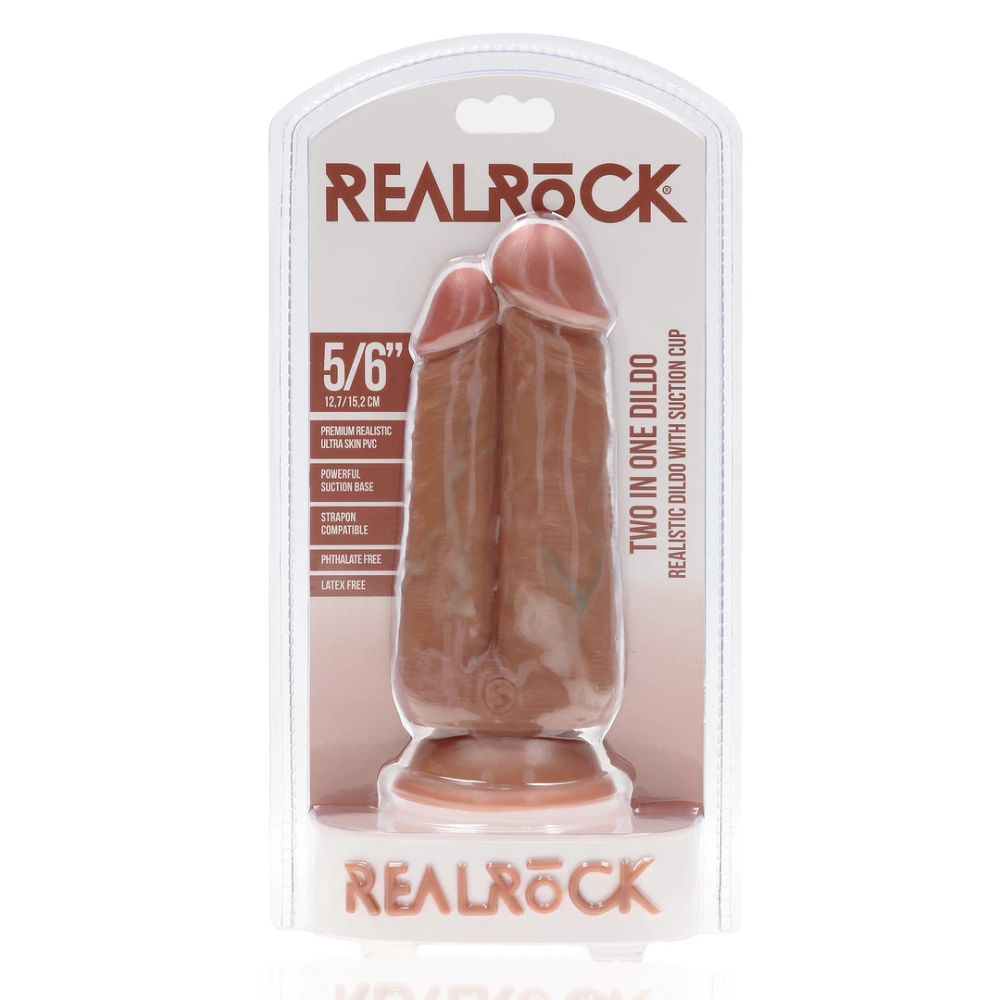 RealRock by Shots dva u jedan dildo 5/6 - 12,7/15,2 cm slika 2