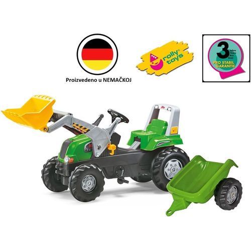 Rolly Traktor Junior Sa Kid Prikolicom I Utovarivačem slika 1