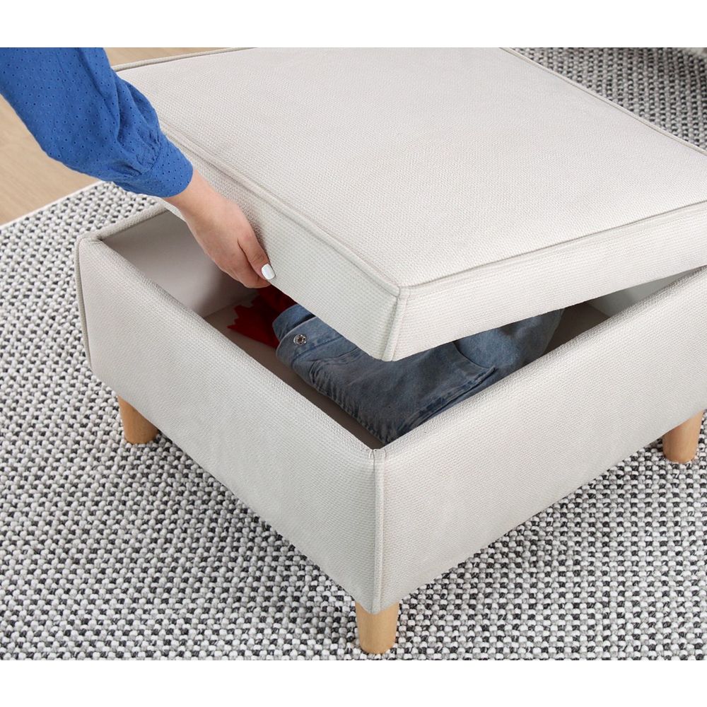 Roscen - Kremasti Pouf slika 4