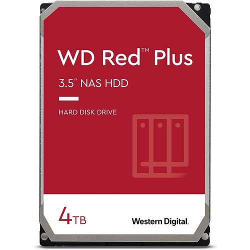 WD Red Plus NAS HDD 4TB, 3.5'', 256MB Cache, 5400 RPM, SATA 6 Gb/s slika 1