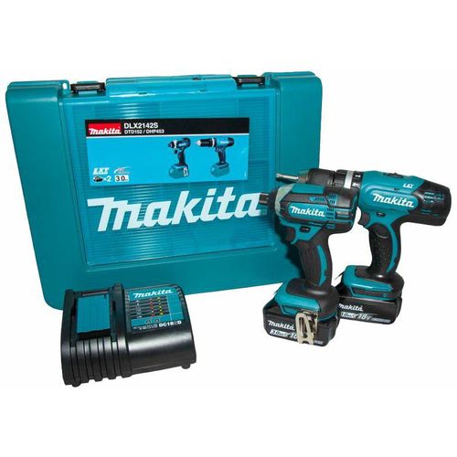 Makita kombinirani set 18V DLX2142S (DHP453+DTD152) s 2x3,0Ah baterijama slika 1