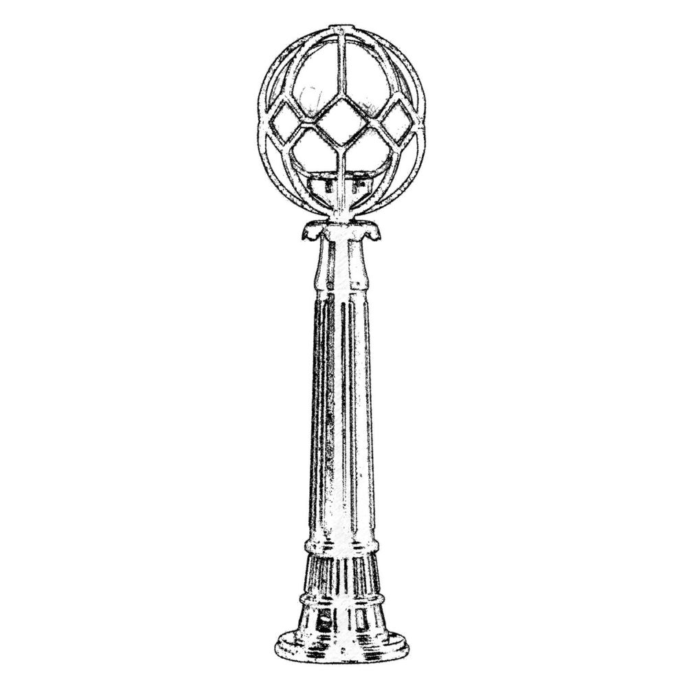 BSU-68155-BSY-B Crna Spoljašnja Podna Lampa slika 2