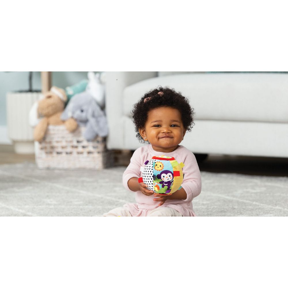 Infantino 315109 Baby senzorna igračka Ribbon & Chime - Lopta slika 2