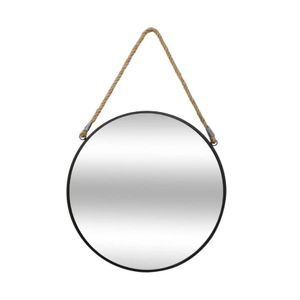ATMOSPHERA ogledalo EDEN - crno - ∅ 38 cm