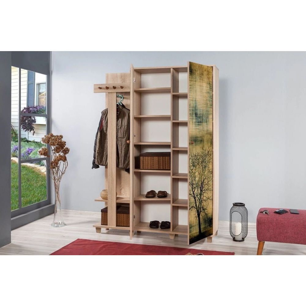 Garmanto 135-729 Sonoma Oak Hall Stand slika 3