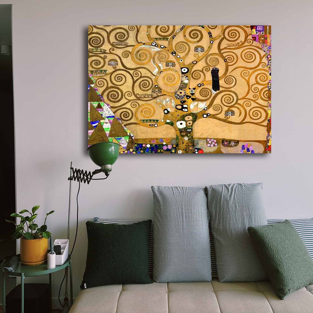 Dekorativna Slika na Platnu - Višebojna, 70x100 cm, Model 70100KLIMT003 slika 1