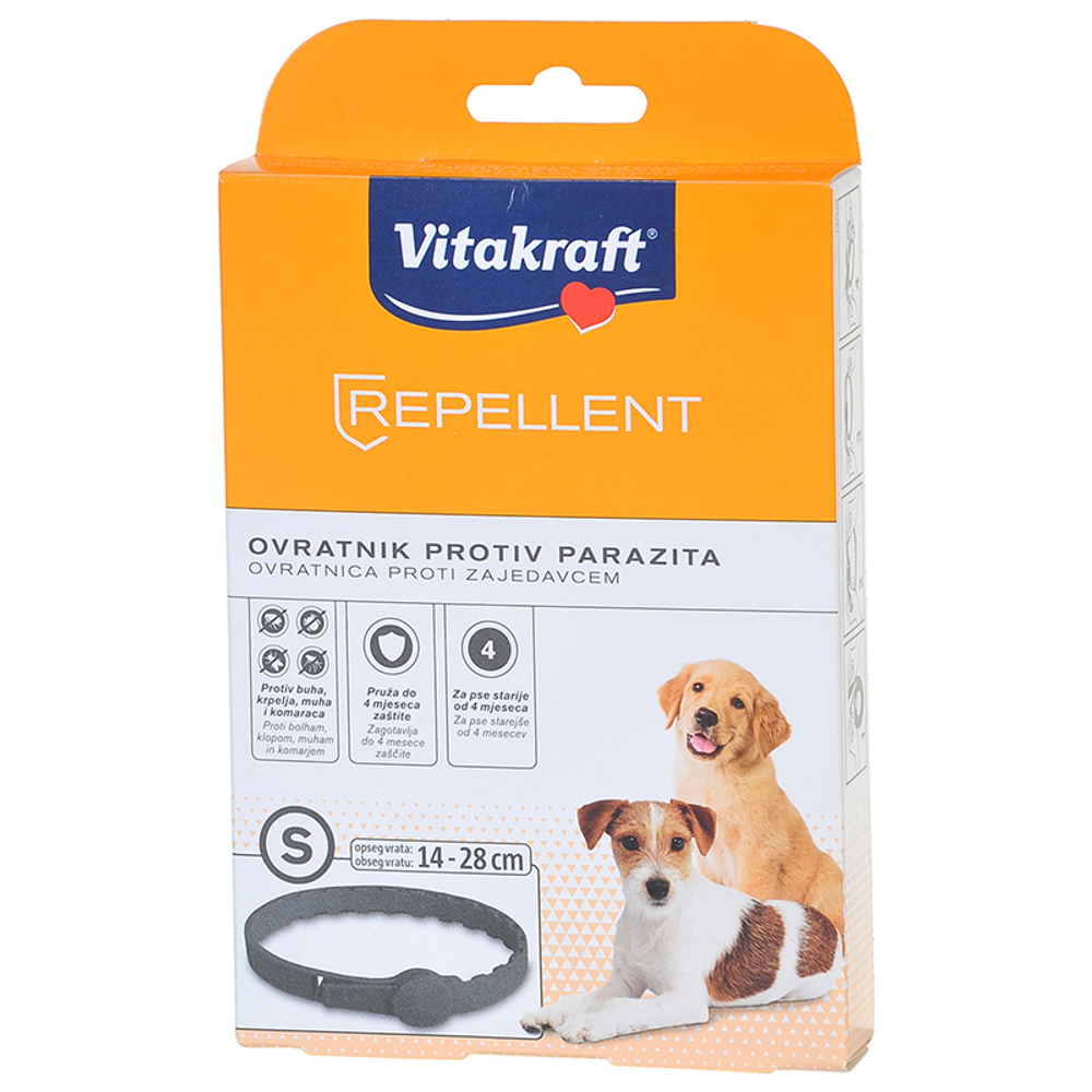 Vitakraft ogrlica za štence i male pse biocidna 35mm slika 1