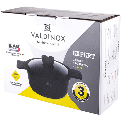 Valdinox Expert aluminijska indukcijska posuda s poklopcem 4,5 L slika 7