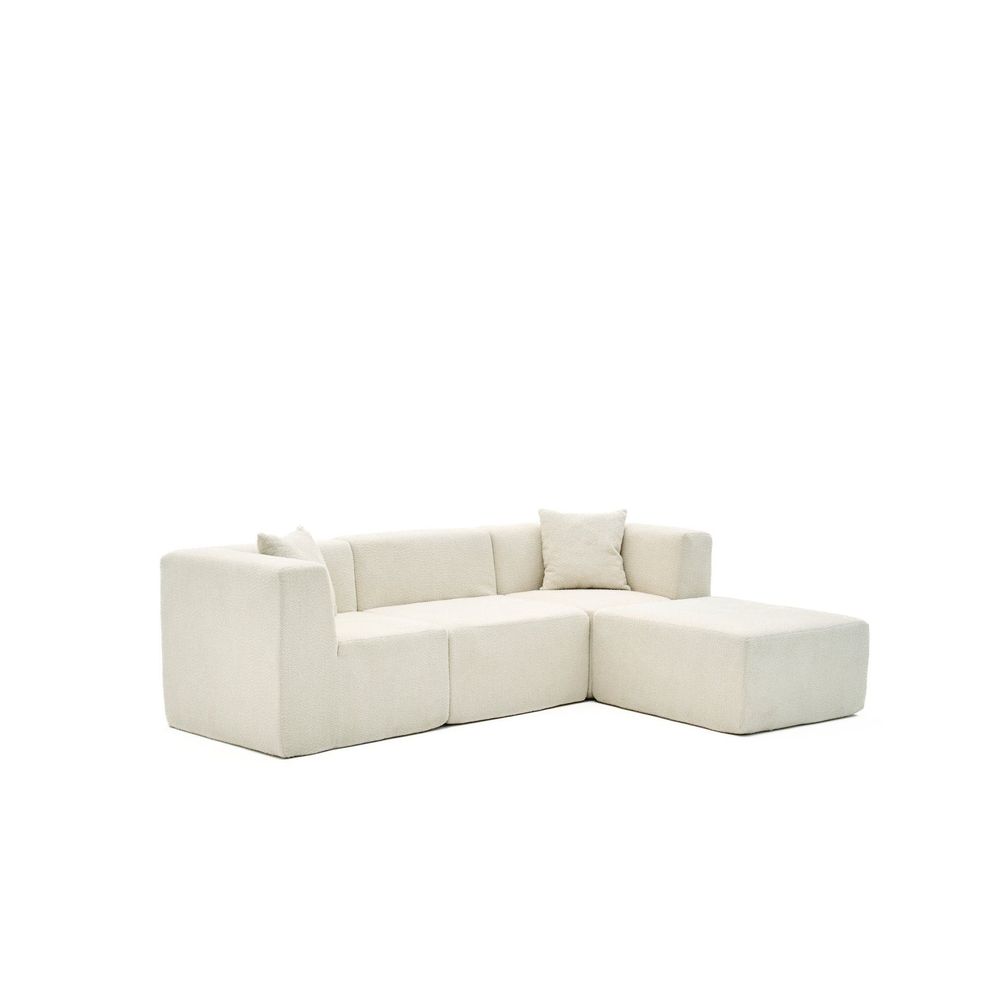 Ugaona Sofa Raks - boja: krem slika 10