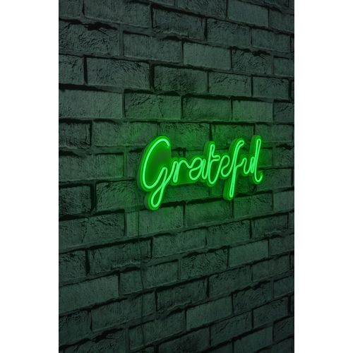 Wallity Ukrasna plastična LED rasvjeta, Grateful - Green slika 10