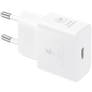Samsung 25W Ultra Brzi USB-C Adapter za Punjenje Bijeli (uključen kabel)