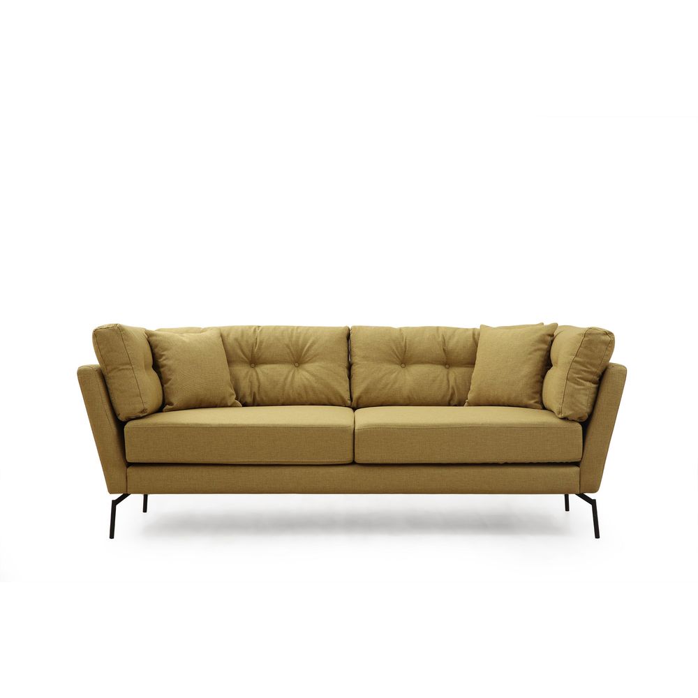Sofa - Zelenožuta Troosjed slika 3