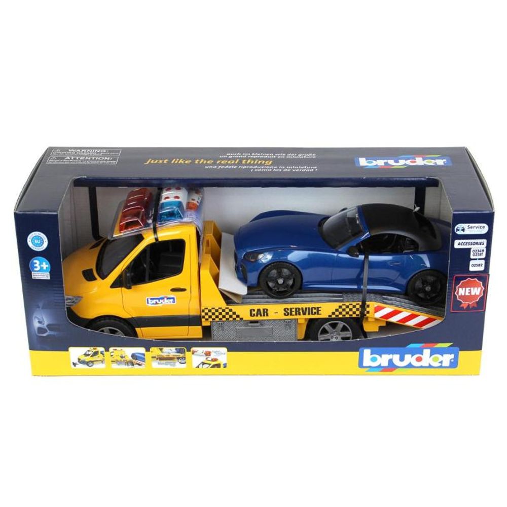 Bruder MB Sprinter transporter sa autom 1:16 slika 1