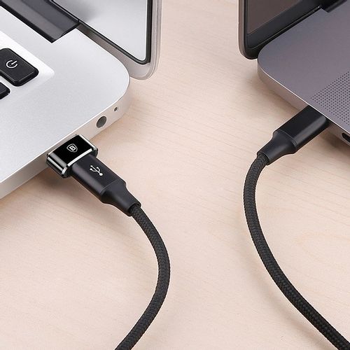 Baseus - OTG adapter (CAAOTG-A01) - Type-C ženski na USB muški - Plug &amp; Play - 3A - crni slika 5