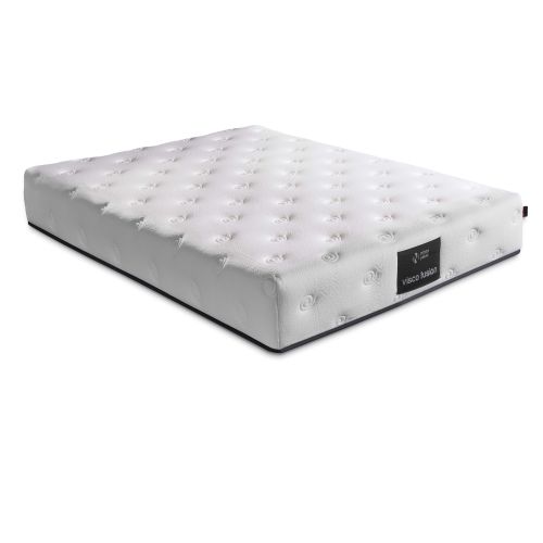 Woody Fashion Madrac, Bijela boja, Visco Fusion 120x200 cm Single Size Memory Foam and Pocket Spring Luxury Soft Mattress slika 1