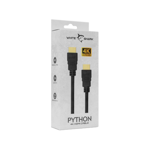 White Shark PYTHON KABEL HDMI-HDMI 2.0 M/M 2M 4K@60Hz slika 2