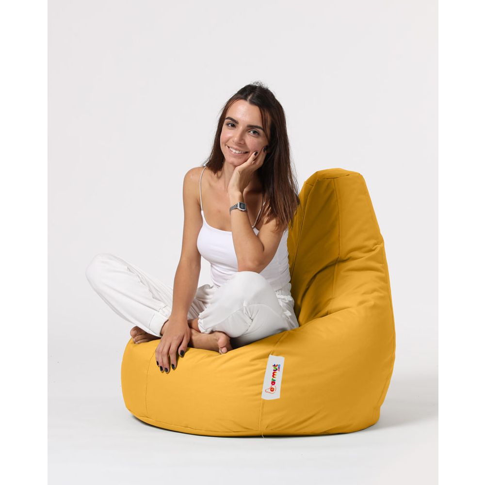 Drop L - Žuti Baštenski Bean Bag slika 1