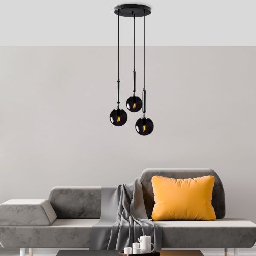 King - 11455 Black Chandelier slika 2