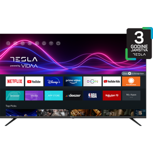 Tesla TV 50M325BUS, 50" VIDAA OS, Hotel mode, UHD + gratis Tesla KR600RA, 1000W, mikser s posudom