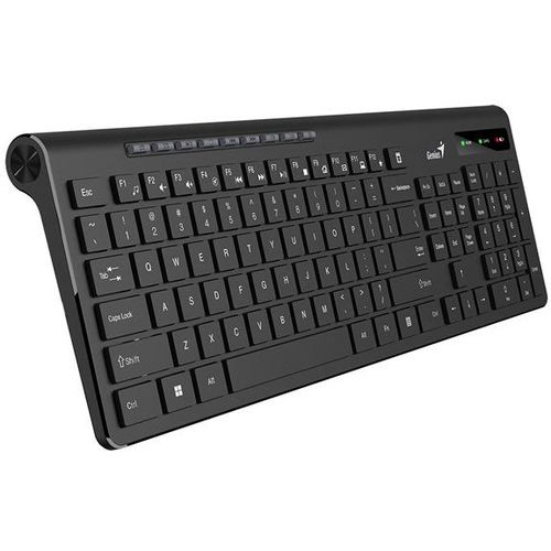 Genius SlimStar 7230 US bežična slim tastatura crna slika 1