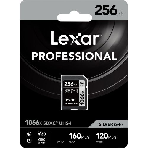 Lexar SD 256GB 1066x SDXC UHS-I cards, 160MB/s read 120MB/s write C10 V30 U3 slika 2