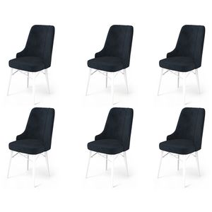 Set Stolica Pare - Antracit i Bijela (6 komada)