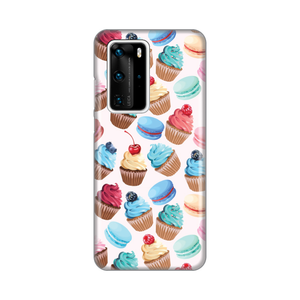 Torbica Silikonska Print za Huawei P40 Pro Fruity Cupcakes