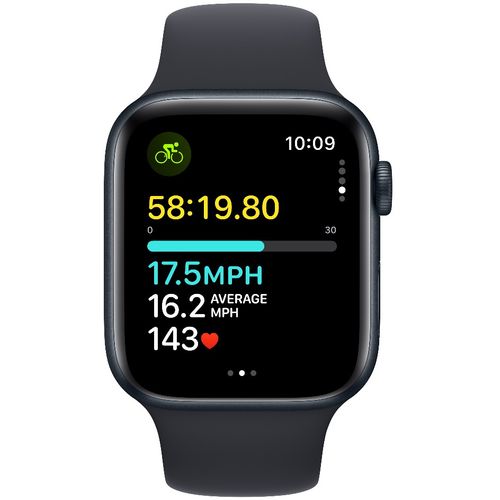 Apple Watch SE GPS 44mm Midnight with Midnight Sport Band - M/L slika 6