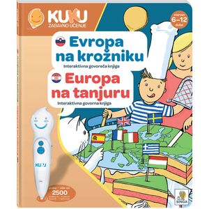 Interaktivna knjiga Kuku - Europa na tanjuru (bez olovke) 