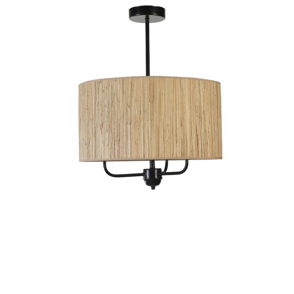 Bambu 010 Abajurlu 3 Lü Sarkıt Avize - Oak Black slika 3