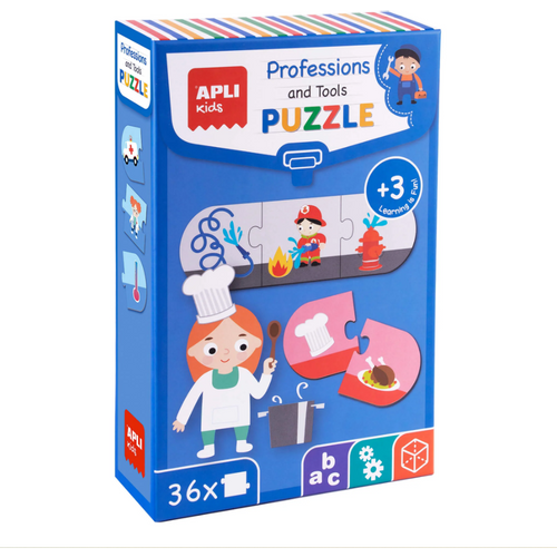 APLI kids Puzzle - zanimanja i dodaci slika 1
